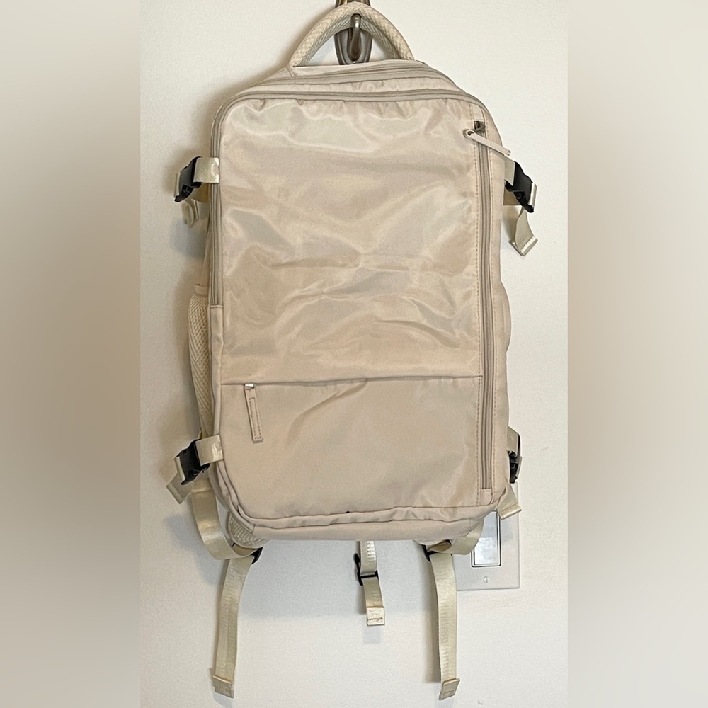 Travel Beige Backpack